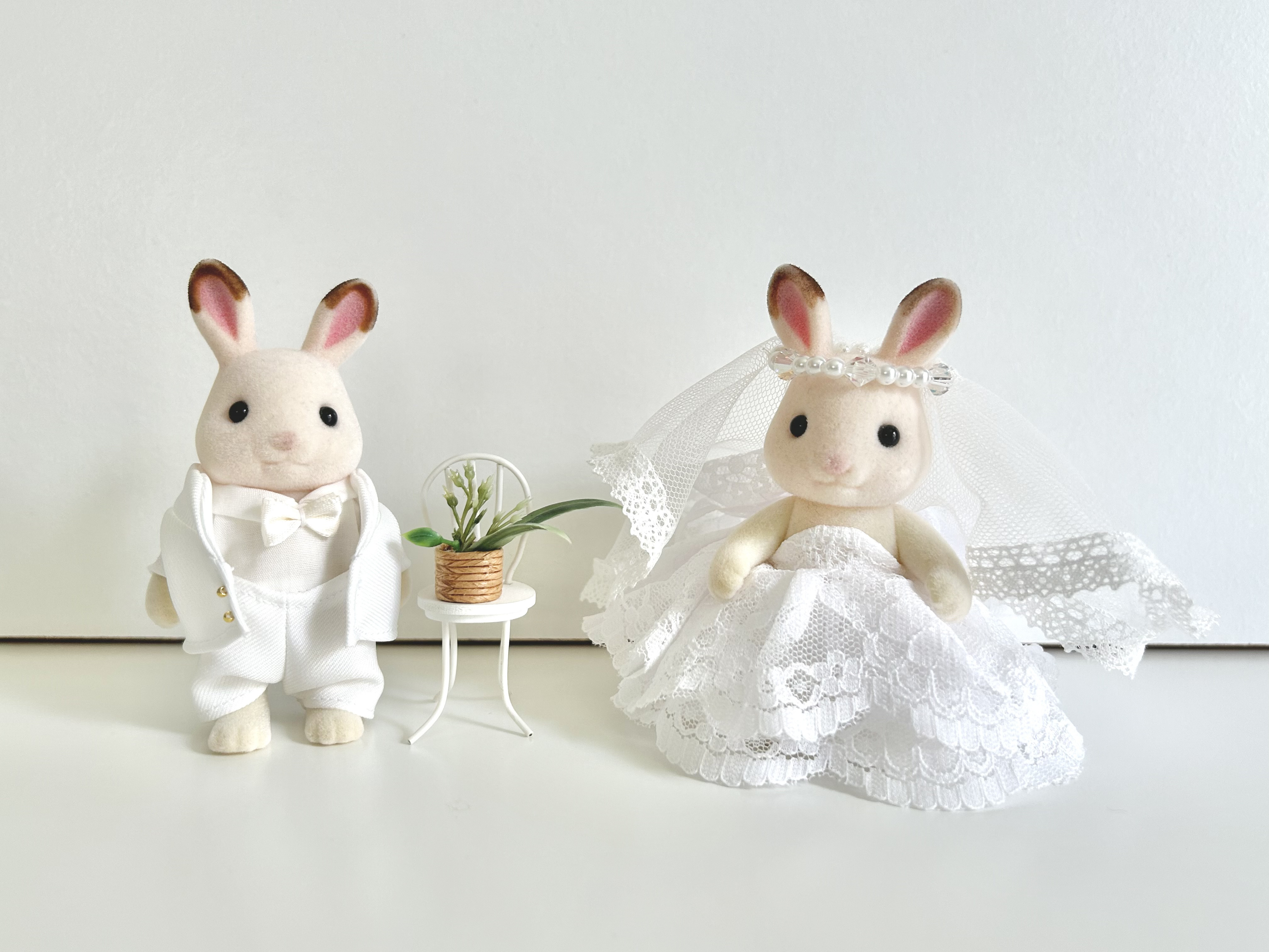 シルバニア　ウエディング小物 Sylvanian Families シルバニア 赤ちゃんペアセット すてきな