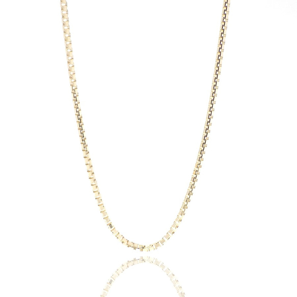 K18 ベネチアンチェーン 50cm ネックレス チェーン 18金 18k ネックレスチェーン 【c100350】 5枚目の画像