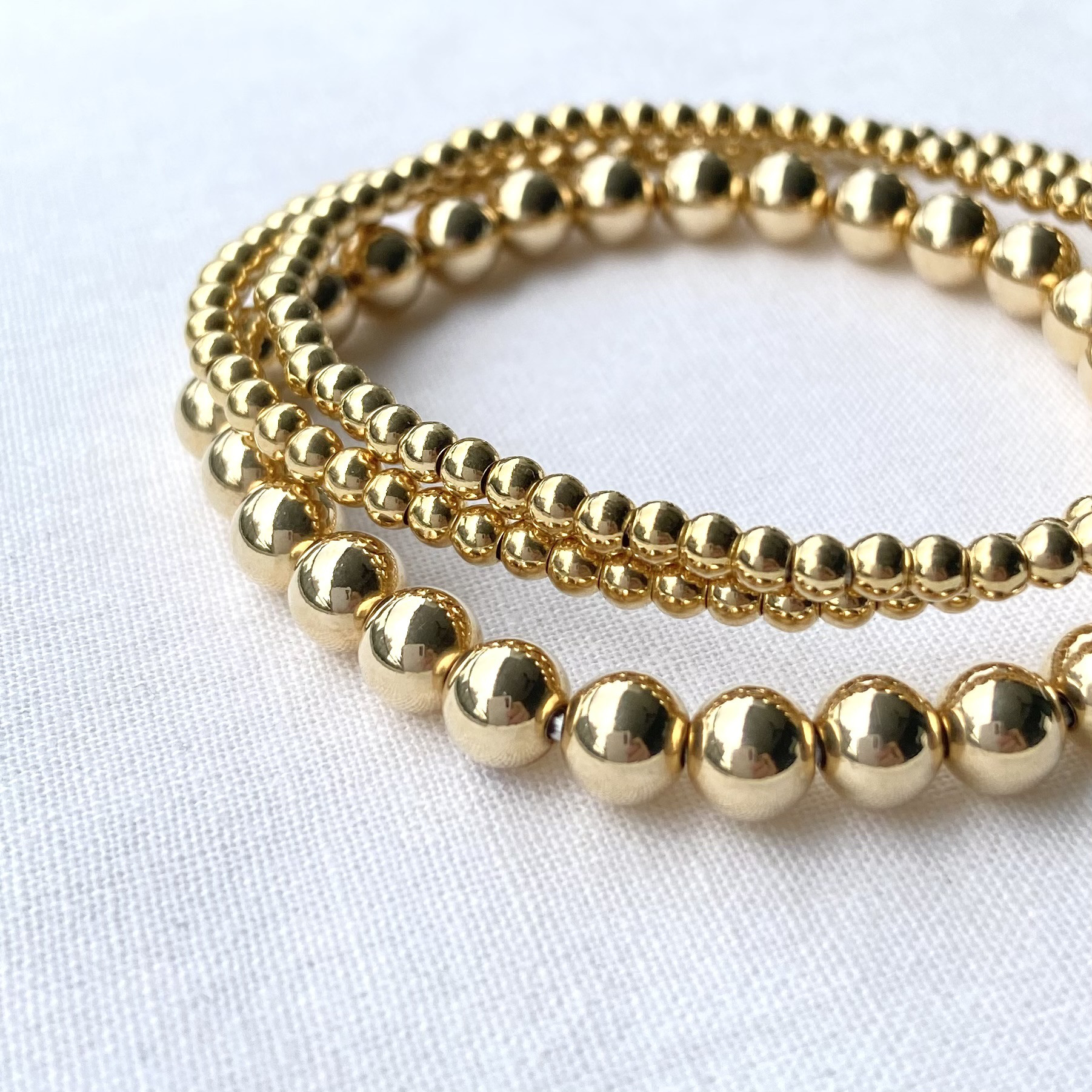 ブレスレット “sphere“   K14GF 6mm