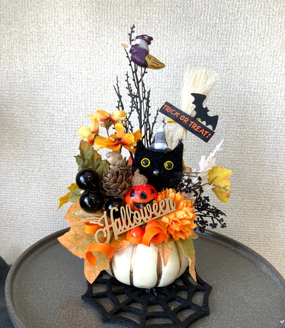 どんぐりアート♡お月見＆Halloweenねこ帽子BIGオブジェ♡ どんぐりアート♡お月見＆Halloweenねこ帽子BIGオブジェ♡