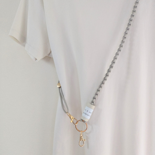 長さ調節可能 タッセル付き パラコード スマホストラップ スマホ