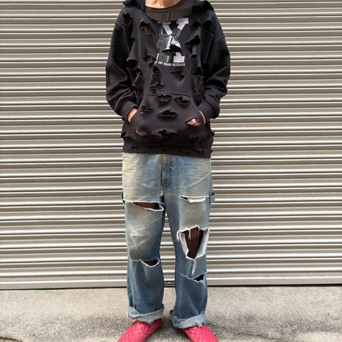 古着 ヴィンテージ vintage パーカー リメイク リメイクパーカー ぼろ