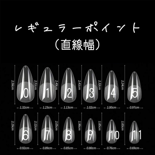 測定用チップ ネイルチップ（つけ爪） dffit_nail 通販 18237050