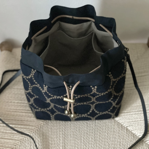 ⚮̈ミナペルホネンtambourine シプリバッグ巾着ショルダーバッグ