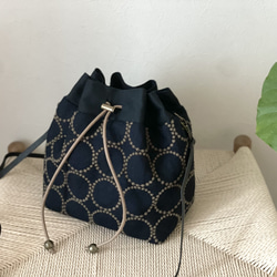⚮̈ミナペルホネン　rosy シプリバッグ　巾着ショルダーバッグ ⚮̈ミナペルホネン rosy beige シプリバッグ 巾着ショルダー