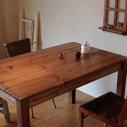 ヒュッゲな生活  デンマークスタイル　ダイニングテーブル　08*08 2枚目の画像