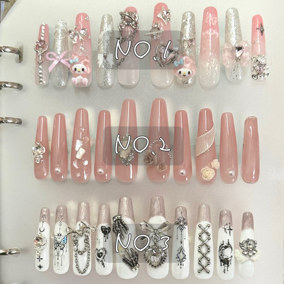 No.3ネイルチップ ネイルチップ（つけ爪） dffit_nail 通販｜Creema  