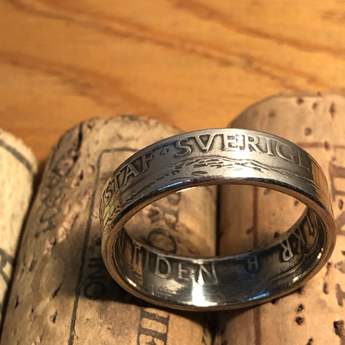 コインリング スウェーデン 1クローナ 指輪・リング Depp Coin 通販