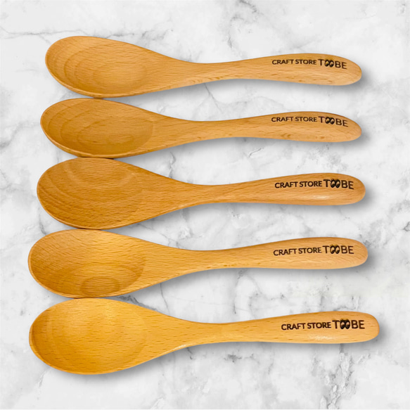 オリジナル 名入れスプーン 天然素材 オーダーメイド 【600円/本】