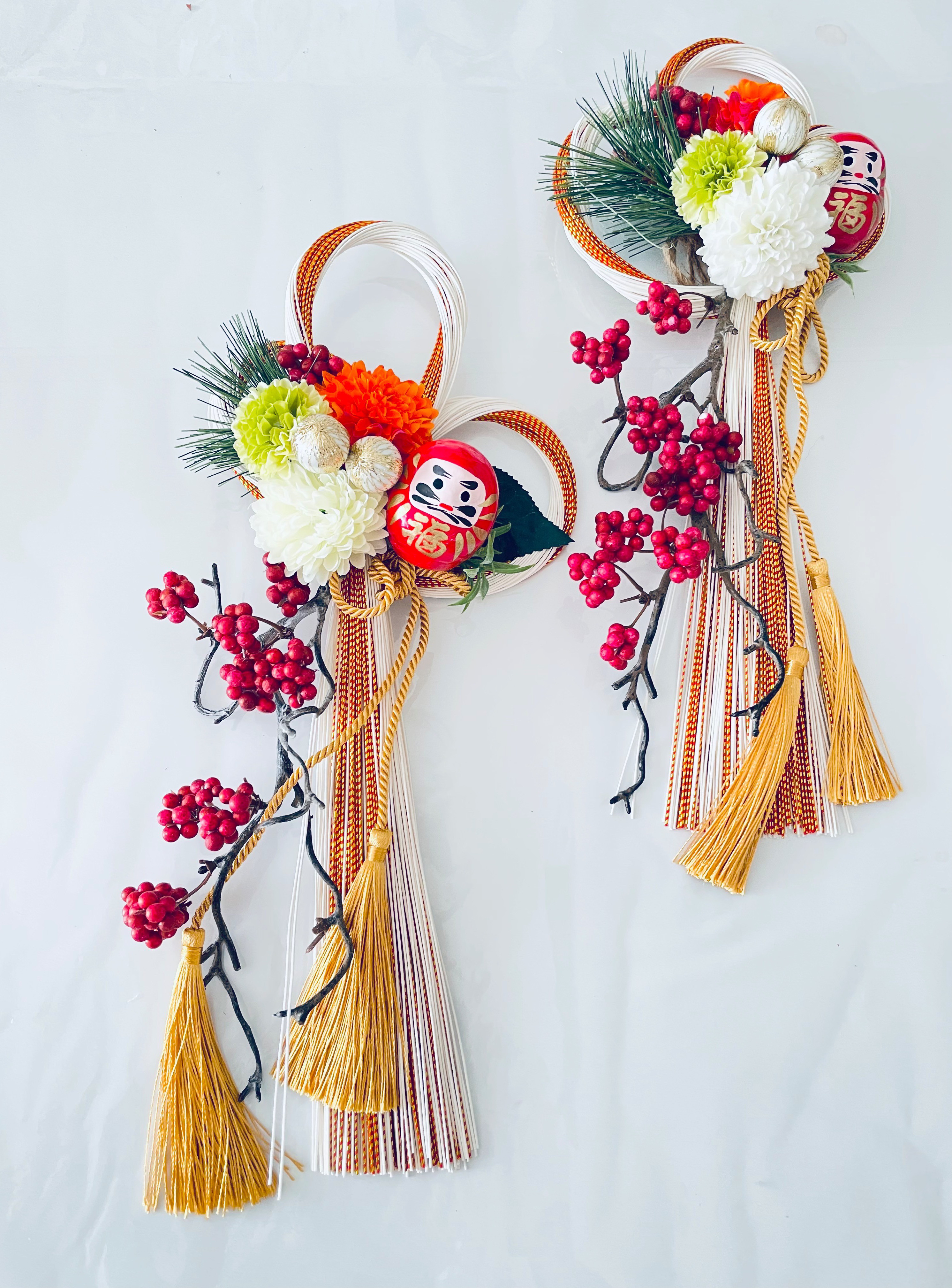 ダルマ　正月飾り　ハンドメイド ダルマ　正月飾り　ハンドメイド