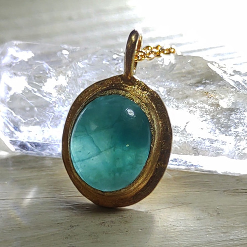 グランディディエライト＊925/K18gp pendant ネックレス