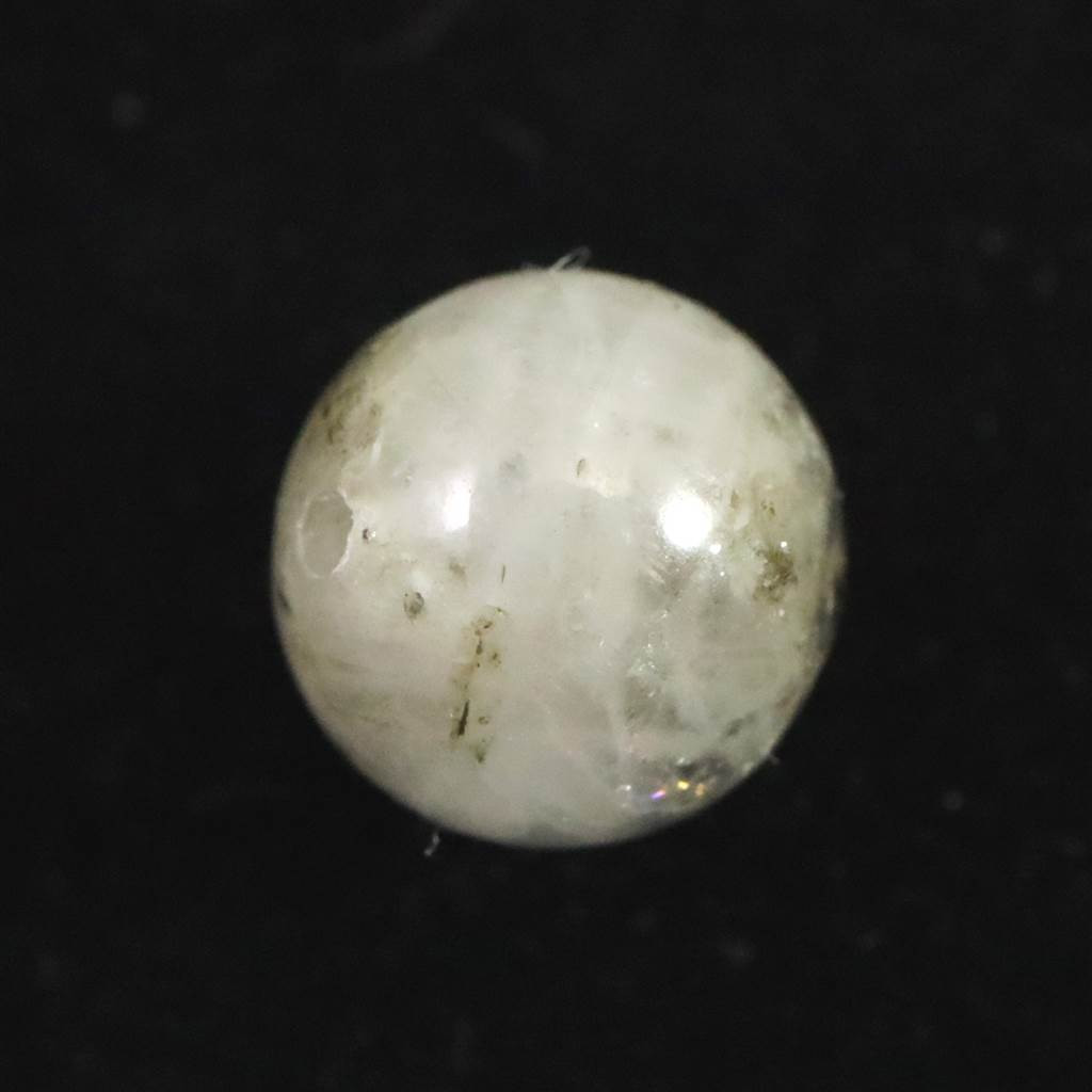 フェナカイト 8.4mm玉ビーズ 現物 鑑別済 4.56ct  #36373