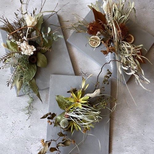 ギフト お祝い 開店祝い 新居祝い キャンバス ドライフラワー オブジェ