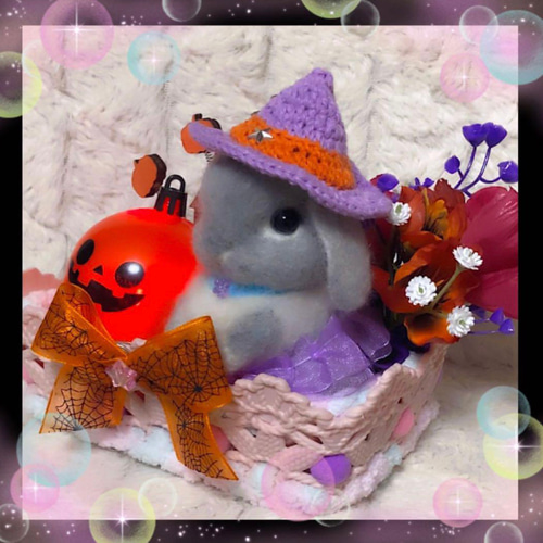羊毛フェルト。うさぎ。ハロウィン。クリスマス 寒かっ