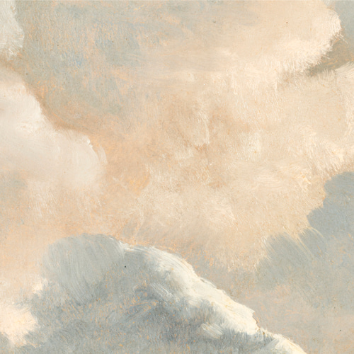 アンティーク 雲 アートポスター 空景色 インテリア絵画