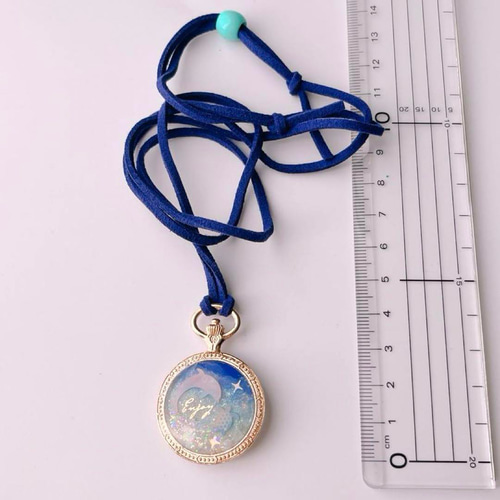 レジンネックレスNo.1207 レインボー】レジン宇宙玉・25mm ネックレス SB-4 ネックレス