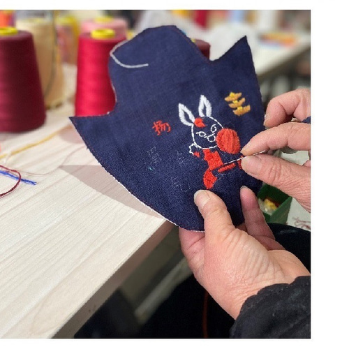 可愛い猫手刺繍コットンシューズ純粋な手作りハンドメイド スリッポン 