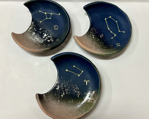 星座プレート 星空 夜空 小物入れ 小皿 その他インテリア雑貨 Haruka