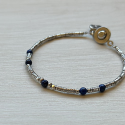 カレンシルバー チェーンブレスレット 純銀 刻印入り 幸福を呼ぶ