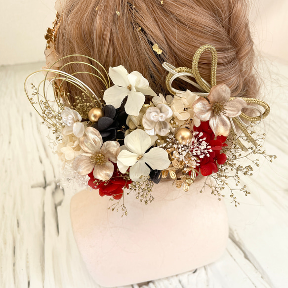 和装髪飾り　ヘッドドレス　水引×紐×カチューシャ 和装髪飾り ヘッドドレス 水引×紐×カチューシャ ヘッドドレス