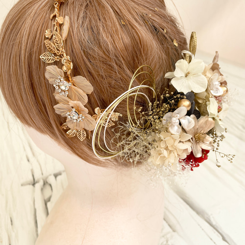 和装髪飾り　ヘッドドレス　水引×紐×カチューシャ 和装髪飾り ヘッドドレス 水引×紐×カチューシャ ヘッドドレス