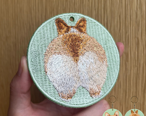 【新品】Yohji Yamamoto あみぐるみ　キーチャーム　犬 新品】Yohji Yamamoto あみぐるみ キーチャーム 犬