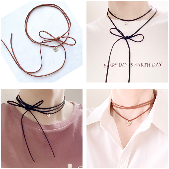 ya-ji　旧作　黒紐　ビンテージ　チョーカー　ネックレス Melody Accessory 20%OFF クーポンセール チョーカー ネックレス