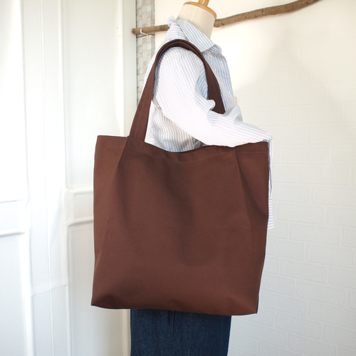 【未使用品】ニューヨーカー マルーン トートバッグ ブラウン 未使用品】ニューヨーカー マルーン トートバッグ ブラウン 未使用品