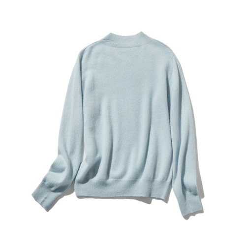 33069　レディース　カシミヤ100％　ニット　水色　サイズＬ 33069 レディース カシミヤ100％ ニット 水色 サイズL - メルカリ