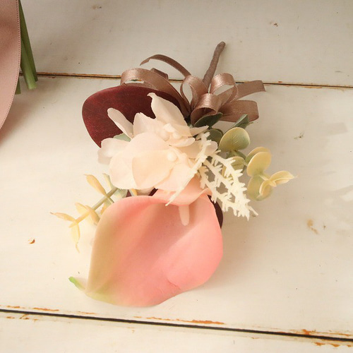 秋色クラッチブーケ 秋婚 フォトウェディング 402 ブーケ アトリエ美鈴