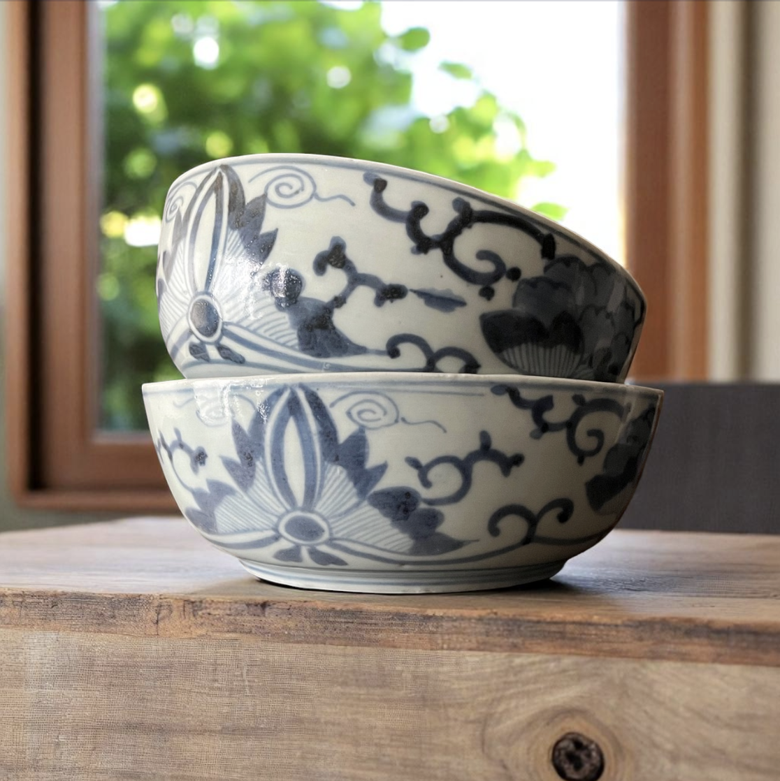 古伊万里深鉢２客