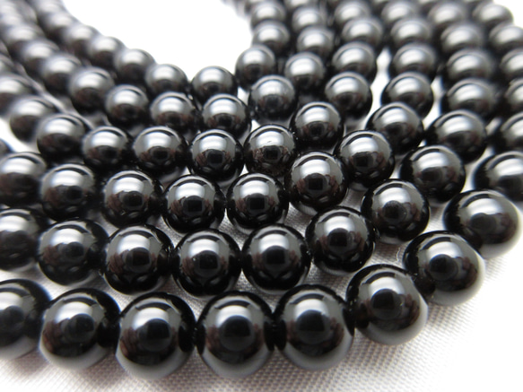 モリオン(黒水晶)AAA AAA】/【モリオン】/size(約5㎜玉)/1set(10玉)/《黒水晶》/《強力な