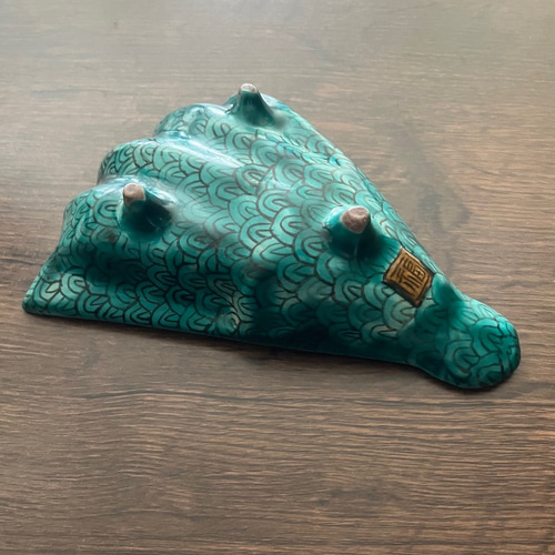 古九谷 九谷焼 青九谷 吉田屋 花鳥の図 菓子鉢 1客 明治九谷