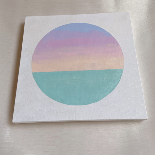 海の輝き パステル画 原画 絵 絵画 風景画 パステル画 海 アート - ☆ハッピーカラー☆ | minne