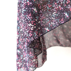 バレエ　ラップスカート[ナイトガーデン・バイオレット45-102] W156NightGardenViolet 7枚目の画像