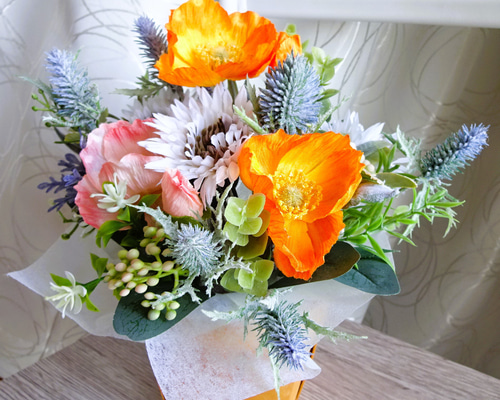 オーダーページミニチュア花のアレンジメント オーダーページミニチュア花のアレンジメント