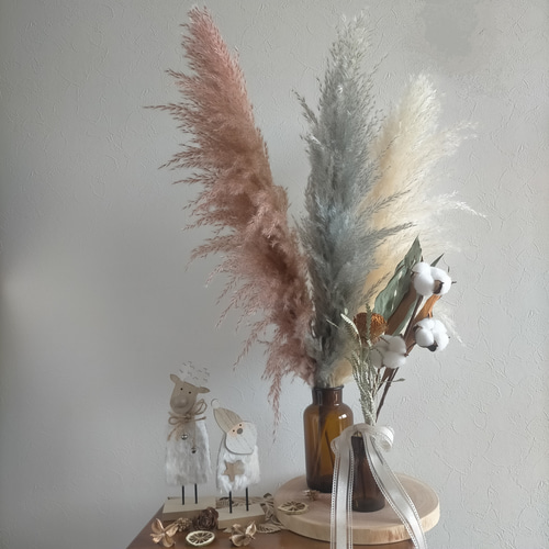 選べるカラーパンパスグラスとドライフラワーセット 超早割祭2024