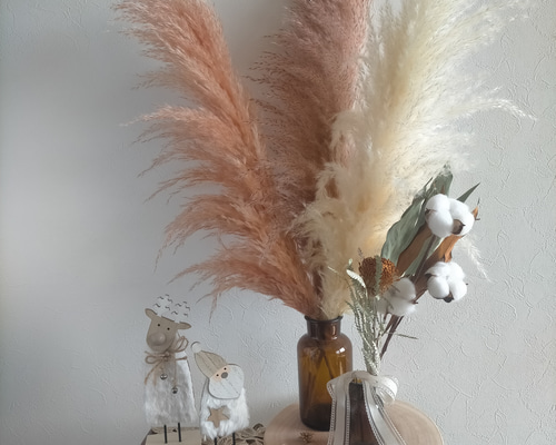 パンパスグラス ドライフラワー Ｎｏ．12 大枝 約80～90cm 】 パンパスグラス ＊ ドライフラワー | 富良野