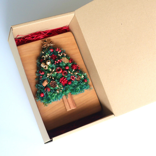 早割》選べる杉の木フレームのクリスマスツリー（無料ギフトラッピング