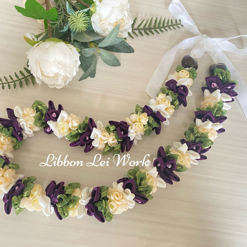 新品 ウエディング フラダンスレイ　リボンレイ ブライズメイド　結婚式 新品 ウエディング フラダンスレイ リボンレイ ブライズメイド