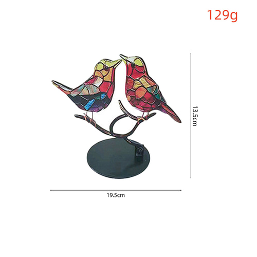 金属製の鳥の彫刻装飾品 家庭用工芸品 リビングルーム 寝室 装飾用