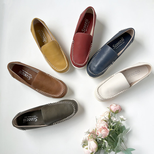 たくさん歩ける モカシンシューズ 柔らか軽い 1010 スリッポン Moda