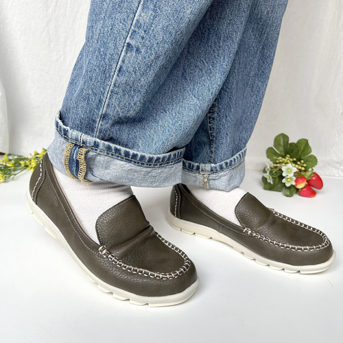 たくさん歩ける モカシンシューズ 柔らか軽い 1010 スリッポン Moda