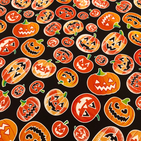 限定生地】USAコットン ハロウィンカットクロス 45cm×55cm 生地 マーサ
