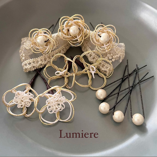 ◎水引 小さなさまざまな 髪飾り 結婚式 卒業式 成人式 七五三 発表会