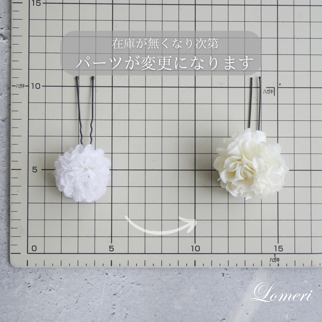 A457  カメリア　つまみ細工　ドライフラワー　髪飾り　黒　ゴールド　成人式　前撮り　卒業式　結婚式