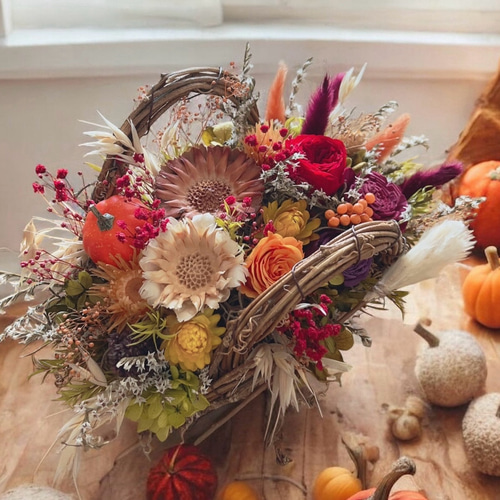 ハロウィン ハロウィンバスケット ハロウィンアレンジ