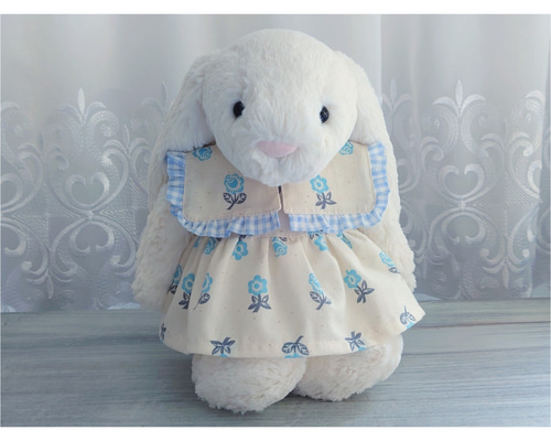 おすわり ぬい服 ショルダー チェック 13cm ④ピンク 猫 フリル ぬい服】おすわり 着ぐるみ ピンク ねこ かわいい ちびぐるみ 10