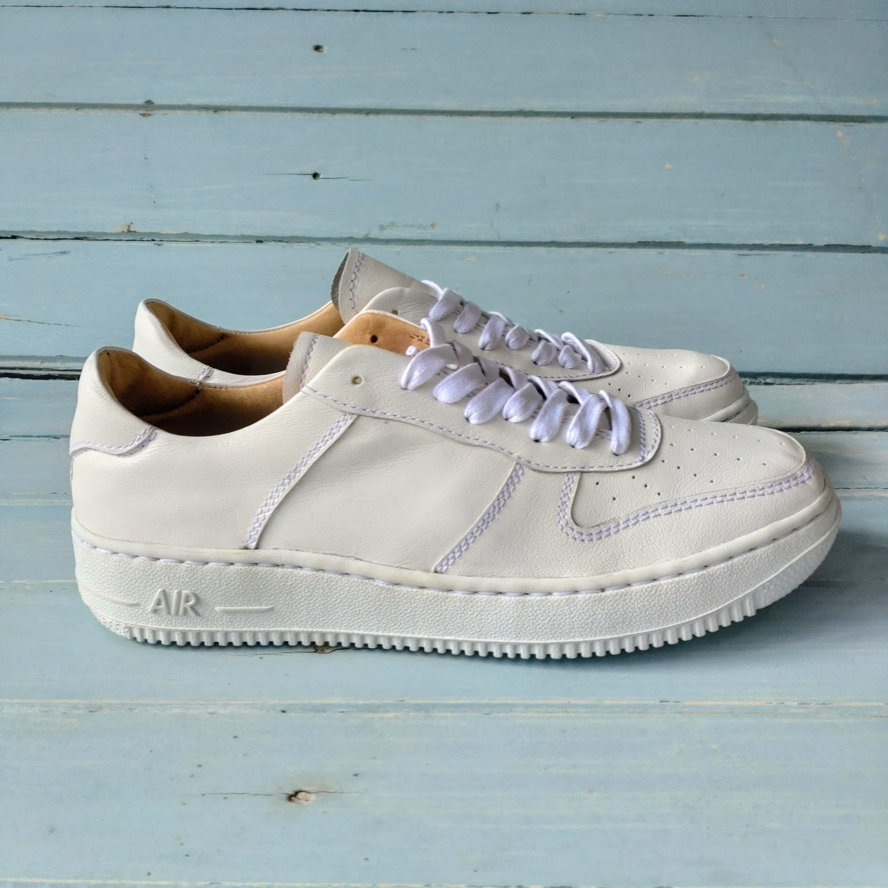 ★新作スニーカー★◇本革スニーカー◇無料サイズ調整◇男女兼用◇色変更可◇ホワイト◇ラバーソール◇