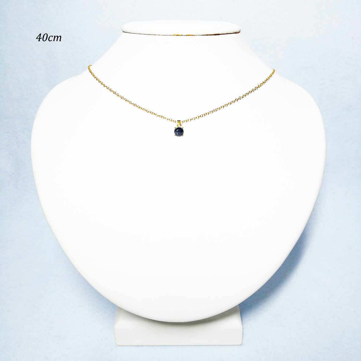 スターサファイア(6mm) ピアス&ネックレス 2点セット　［送料無料］